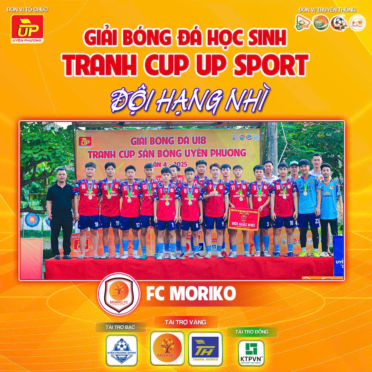 Hạng nhì: FC MORIKO 