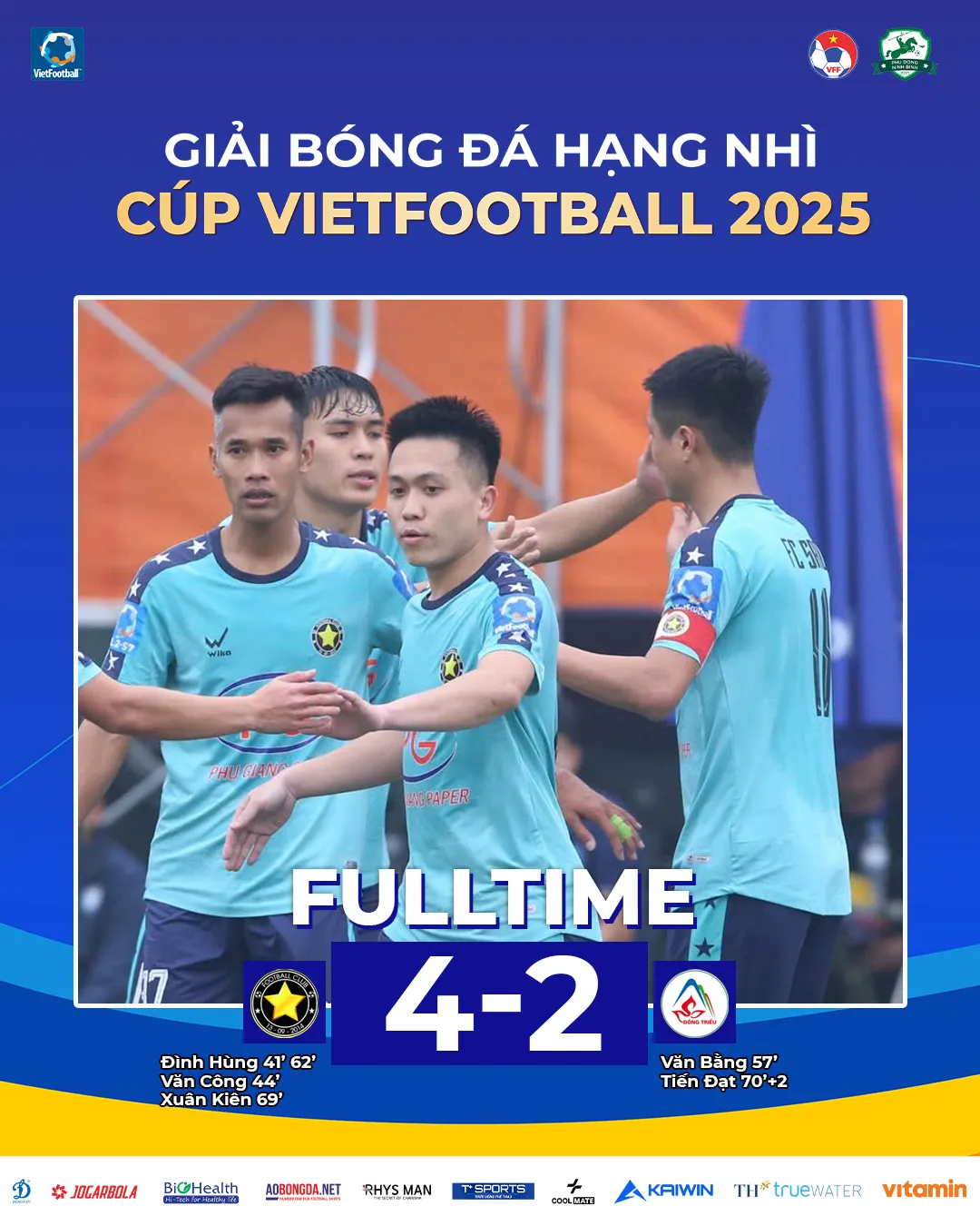 Sao FC 4-2 Đông Triều