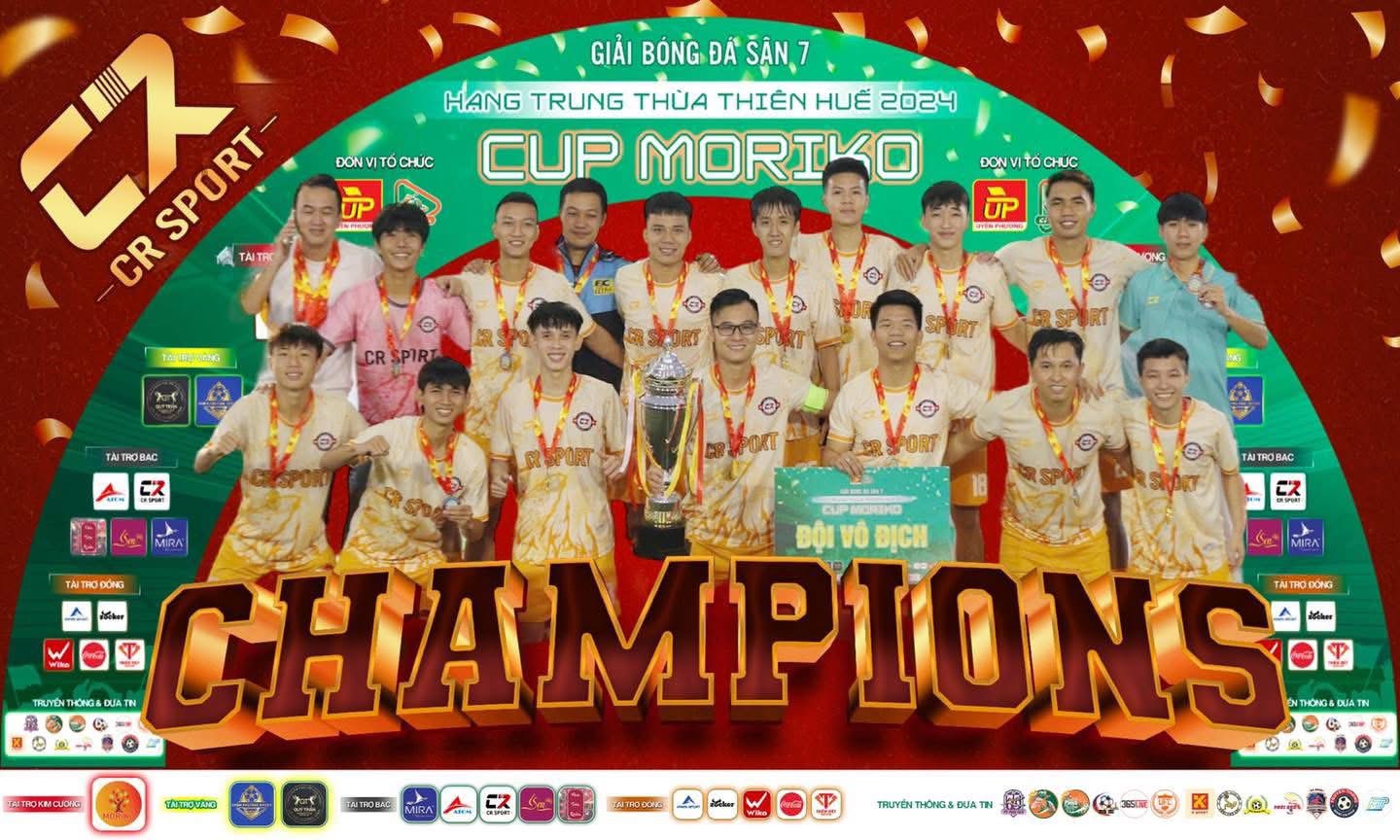 FC CR Sport đương kim vô địch Giải Hạng Trung mùa 3