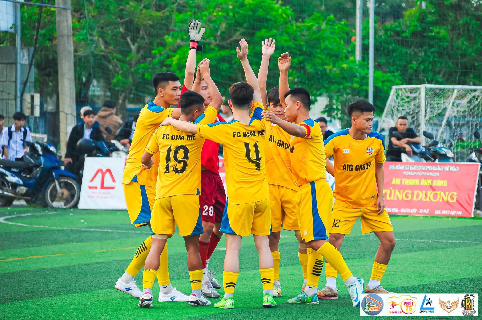 Đội hình FC Đam Mê quyết tâm trước trận đấu chung kết