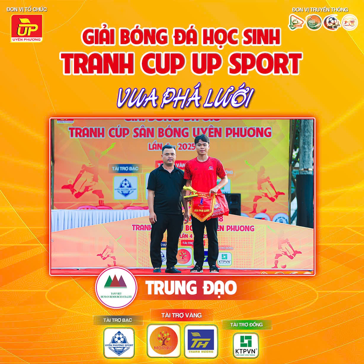 Vua phá lưới: Trung Đạo (FC Tâm Việt)
