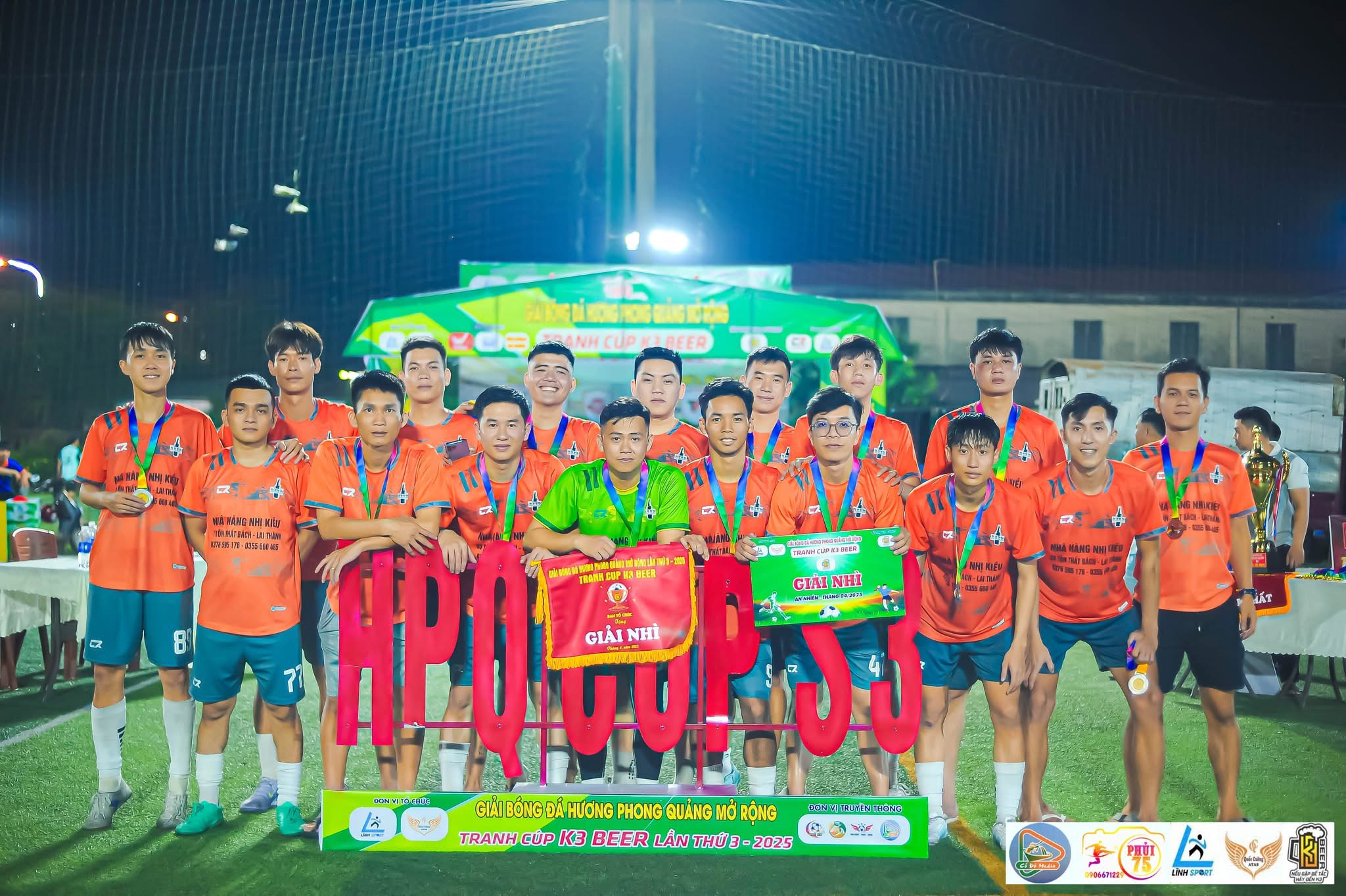 FC Beer về nhì tại giải đấu Hương Phong Quảng 2025