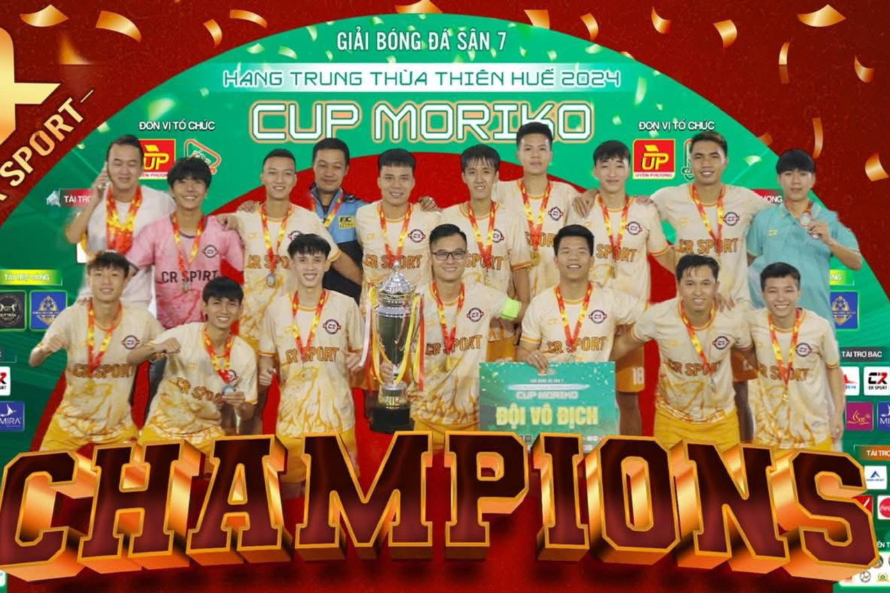 FC CR Sport – Nhà vô địch Giải Hạng Trung mang đội hình trẻ chinh phục sân chơi Huế Ơi – Nhậu Mô Hè 2025