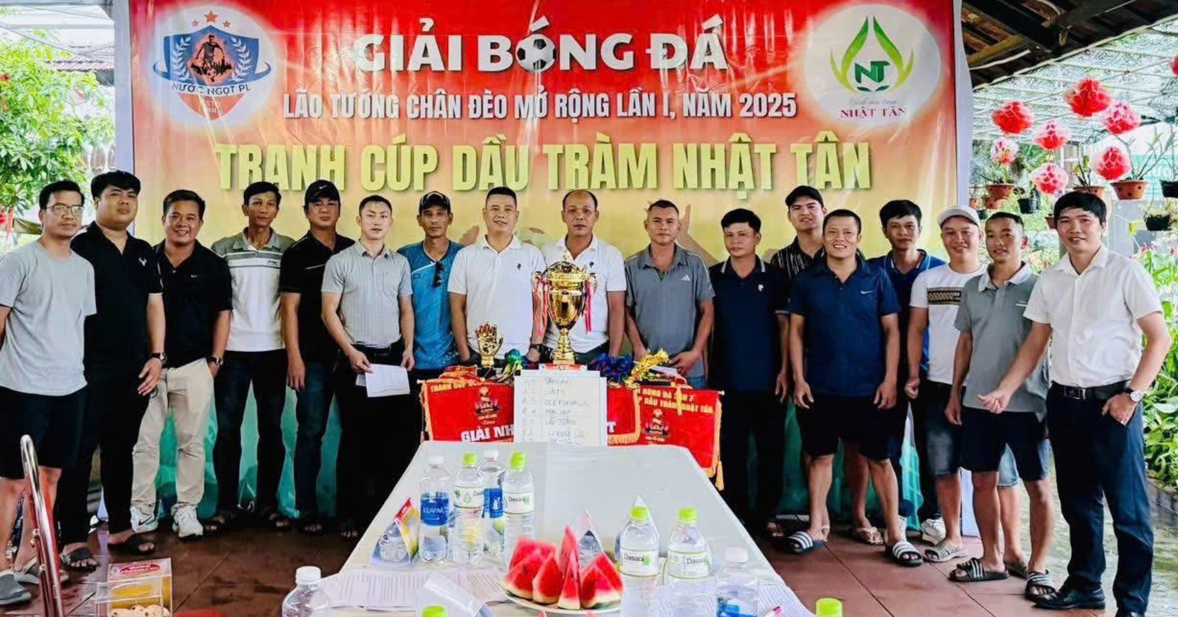 Lễ bốc thăm Giải Bóng Đá Lão Tướng Chân Đèo lần I – Cúp Dầu Tràm Nhật Tân 2025