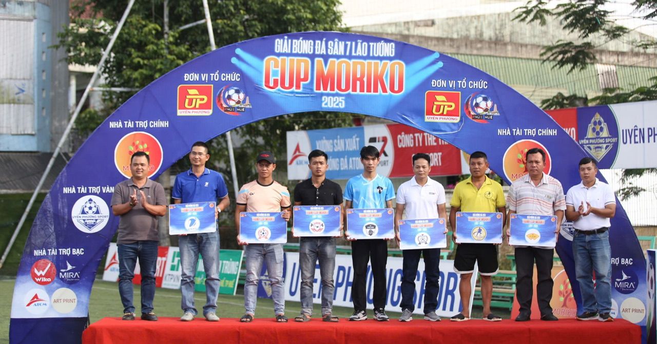 Khai mạc Giải bóng đá sân 7 Lão tướng Cúp Moriko 2025