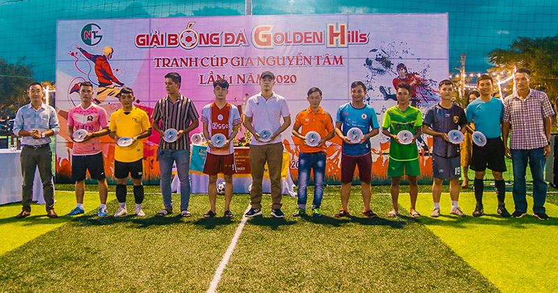 Tưng bừng khai mạc giải bóng đá Golden Hills tranh cúp Gia Nguyễn Tâm lần thứ nhất năm 2020