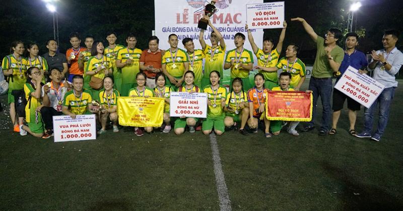Chung kết giải bóng đá Nam - Nữ HĐH Quảng Bình tại Đà Nẵng lần 3 - 2019