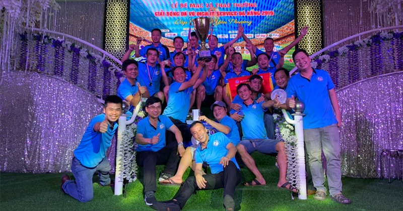 Quang Toàn lên ngôi vô địch giải bóng đá IT Service Đà Nẵng 2019