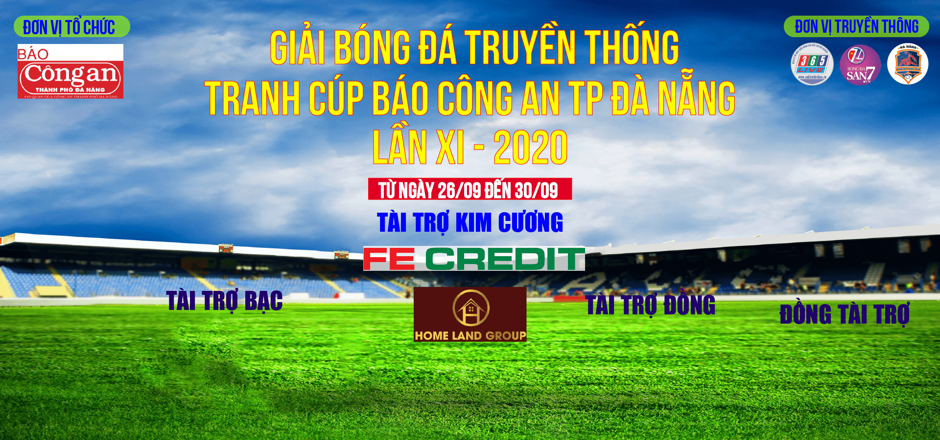 Giải bóng đá truyền thống tranh cúp Báo Công An TP Đà Nẵng lần XI năm 2020
